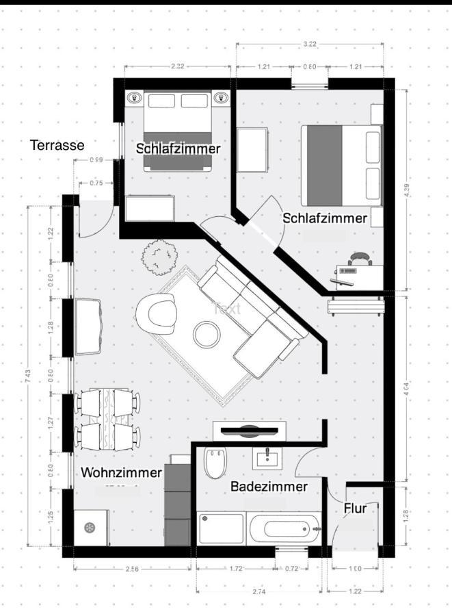 Snug Stays I 3 Zimmer Design Apartment Am See Mit Garten I Home Office I Highspeed Wifi Wessling Bagian luar foto